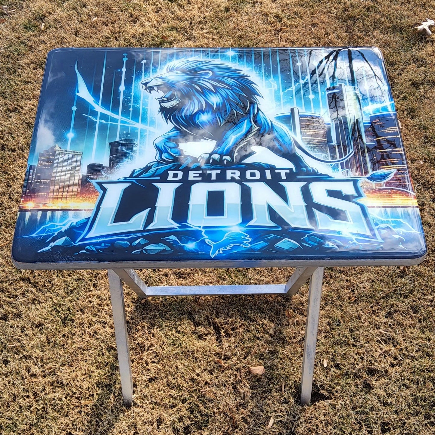 Detroit Lions Folding TV Tray