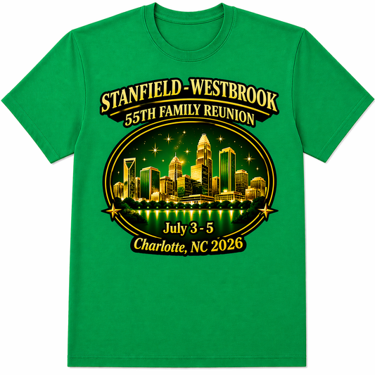 STANFIELD-WESTBROOK FAMILY REUNION T-SHIRTS
