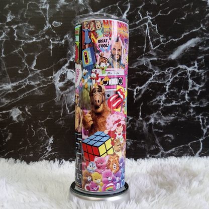 80"s and 90's Mash Up Tumblers