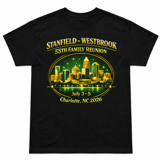 STANFIELD-WESTBROOK FAMILY REUNION T-SHIRTS
