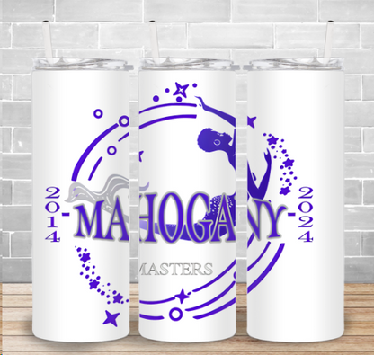 Mahogany Mermaids 10 Year Anniversary Tumbler - Customizable