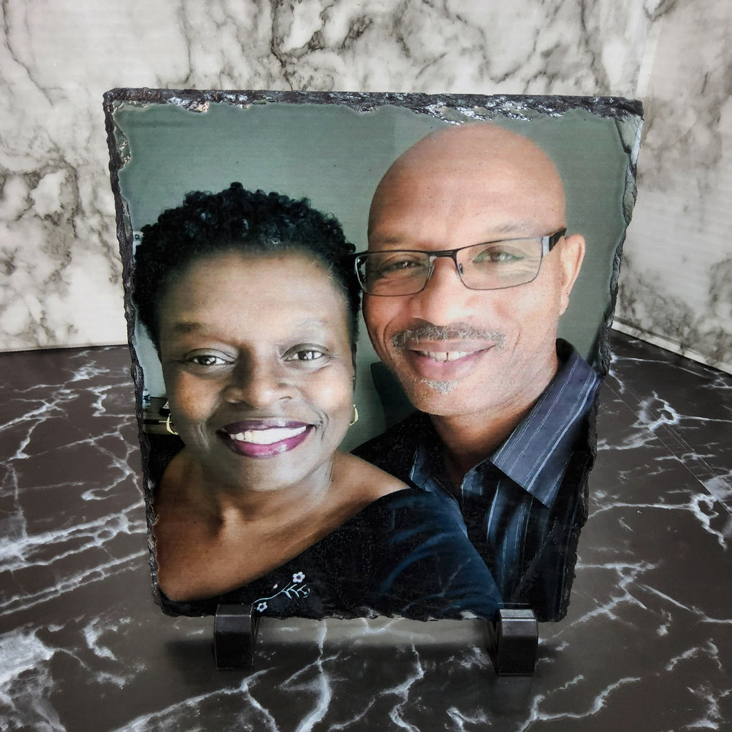 Slate Rock Picture Frame
